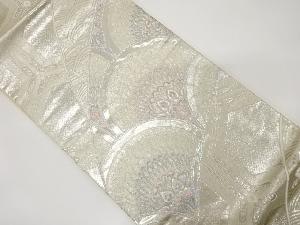 華紋に古典柄織り出し袋帯